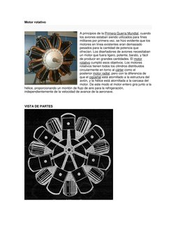 (https://commons.wikimedia.org/wiki/File:Le_Rhone_9C.jpg)Motor rotativo 
  
A principios de la Primera Guerra Mundial, cuand