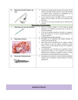 iii. 
Electrodo de ECG Fetal o de 
Hon 
 
 
Permiten la monitorización precisa del corazón de la 
madre y del bebé durante e