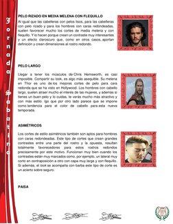 J 
o 
r 
n 
a 
d 
a 
 
 
S 
a 
b 
a 
t 
i 
n 
a 
PELO RIZADO EN MEDIA MELENA CON FLEQUILLO 
Al igual que las cabelleras c