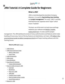 JIRA Tutorial - A Complete Guide For Beginners | PDF | Scrum (Software ...