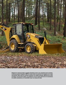 3
Disfrute de la retroexcavadora cargadora diseñada en torno a los comentarios de los clientes. 
La Retroexcavadora Cargadora