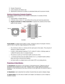 Computer Graphics Overview and Applications | PDF | Computer Monitor ...
