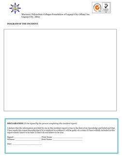 Marine Incident Report Template | PDF | Ships | Boats