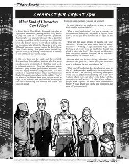 005
What Kind of Characters 
Can I Play?
In Fates Worse Than Death: Rentpunk you play as 
a group of roommates, pooling money
