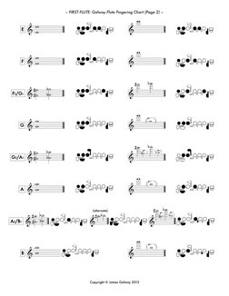 First Flute Fingering Chart | PDF