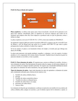 PASO 10. Para el diseño del expulsor 
 
Placa expulsora.- se utiliza como apoyo para evitar el recalcado o clavado de los pun
