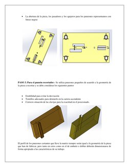 
La abertura de la pieza, los pasadores y los agujeros para los punzones representamos con 
líneas negras 
 
 
 
 
PASO 3.