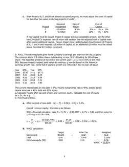 WACC and Cost of Common Equity Analysis | PDF | Cost Of Capital ...