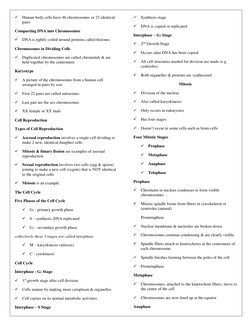  Human body cells have 46 chromosomes or 23 identical 
pairs 
Compacting DNA into Chromosomes 
 DNA is tightly coiled aroun