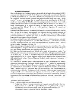 1.3.El discípulo amado 
El discípulo amado, que estaba recostado en pecho de Jesús durante la última cena (cf. 13,23), 
est