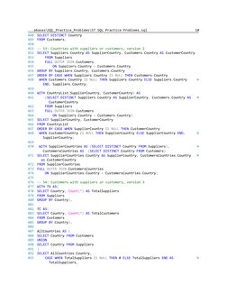 SQL Practice Problems and Solutions | PDF | Data Management | Sql