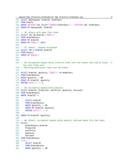 SQL Practice Problems and Solutions | PDF | Data Management | Sql