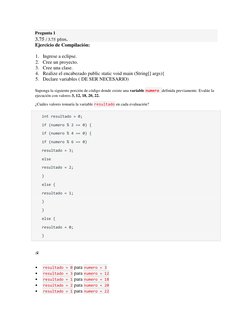Ejercicios de Compilación en Java | PDF | Java (lenguaje de ...