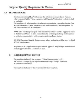 Revision 04 
 
                                                                               Revision Date: 09/13/19