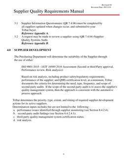 Revision 04 
 
                                                                               Revision Date: 09/13/19