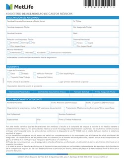 C1020317
Enfermedad o continuación tratamiento indicar diagnóstico:
Total Gastos Presentados  
Cantidad de Documentos Anexos
