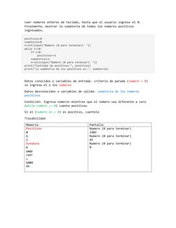 Leer números enteros de teclado, hasta que el usuario ingrese el 0. 
Finalmente, mostrar la sumatoria de todos los números po