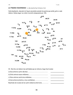JPM 
 
6°  grado 
 
 
98 
 
 
LA FIGURA ESCONDIDA  (L. Mat_Desafíos Pág. 14) Ilumina al final 
 
Individualmente, descubre la