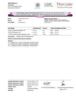 REFERENCE RANGE
UNITS
VALUE
TECHNOLOGY 
TEST NAME
NAME
 
SELF
MD ARSHAD(37Y/M)
REF. BY
TEST ASKED
AAROGYAM C
:
:
:
SAMPLE COL