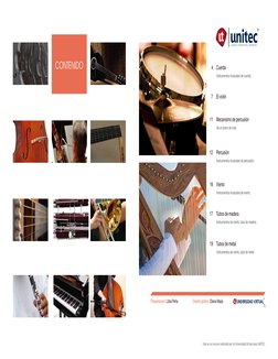 Presentación: Libia Peña
Diseño gráfico: Diana Mejía
4
Cuerda
Instrumentos musicales de cuerda.
11
Mecanismo de percusión
de