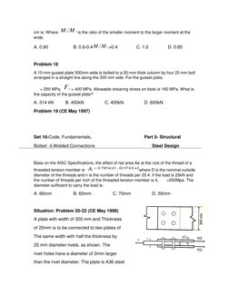 cm is: Where 
is the ratio of the smaller moment to the larger moment at the 
ends.  
A. 0.90  
 
 
B. 0.6-0.4
>0.4  
 
C. 1.
