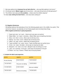 7. Bob was walking home because his car had a flat tire. = why was Bob walking to his home? 
8. At half past seven, Mister Lo