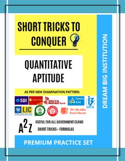 Quantitative Aptitude Shortcuts Guide | PDF | Quadratic Equation ...