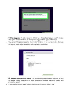 Step-by-Step Windows 10 Installation Guide | PDF | Windows 10 | Booting