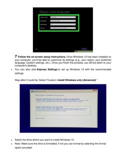 Step-by-Step Windows 10 Installation Guide | PDF | Windows 10 | Booting