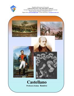 Castellano 
Profesora Iraima Ramírez 
Rep