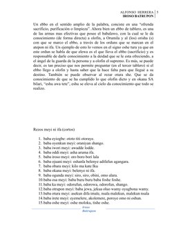ALFONSO  HERRERA
IROSO BATRUPON
5
Un ebbo en el sentido amplio de la palabra, conciste en una “ofrenda
sacrificio, purificaci