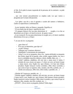 ALFONSO  HERRERA
IROSO BATRUPON
7
el 2do. Se le pide la mano izquierda de la persona; de lo contrario  se pide
la derecha...