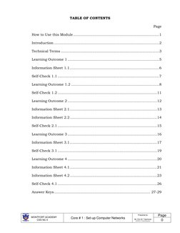 Css Nc2 Module Pdf Setting Up Computer Networks Module | PDF | Coaxial Cable | Ip Address