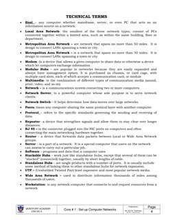Setting Up Computer Networks Module | PDF | Coaxial Cable | Ip Address