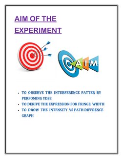 AIM OF THE  
EXPERIMENT 
 
 
 
 
 
 GRAPH
 
 
 
 
