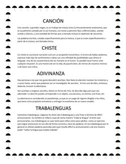 CANCIÓN 
Una canción, a grandes rasgos, es un trabajo de música único (y frecuentem