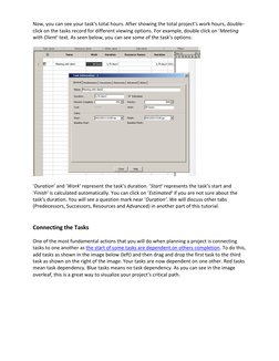 ProjectLibre: First Project Guide | PDF | Overtime | Working Time