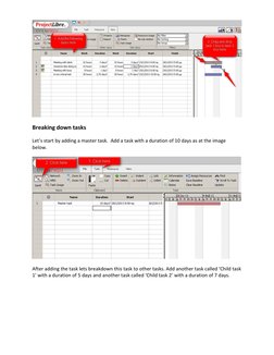 ProjectLibre: First Project Guide | PDF | Overtime | Working Time