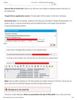 A to Z of AL11 Directory Operations | PDF | Directory (Computing ...