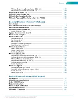 Maintain Engineering Change Master (ECM) Link ────────────────────
3-30
Maintain Document Info Record (DIR) Link ────────────