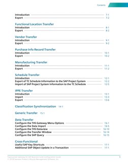 Introduction ─────────────────────────────────────────
7-1
Export ─────────────────────────────────────────────7-2
Functional