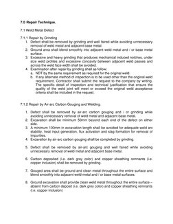 Weld Repair and Buttering Guidelines | PDF | Nondestructive Testing ...