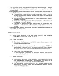 Weld Repair and Buttering Guidelines | PDF | Nondestructive Testing ...