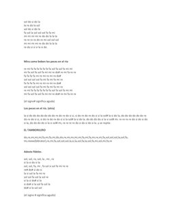 sol do si do la 
la re do la sol 
sol do si do la 
fa sol la sol sol sol fa fa mi 
mi mi mi mi re do do la la la 
re re re re