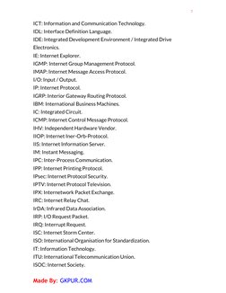 A to Z Computer Abbreviations List | PDF | Computer Network | Operating ...
