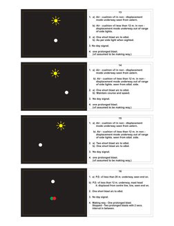 13
14
15
16
1.  a)  Air - cushion v/I in non - displacement 
          mode underway seen from astern.
     
     b)  Air - c