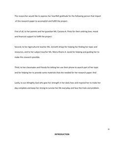 The researcher would like to express her heartfelt gratitude for the following person that impart
 of this research paper to