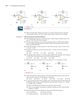 660
◆
THE OPERATIONAL AMPLIFIER
25. What is the input offset voltage of an op-amp if a dc output voltage of 35 mV is measured