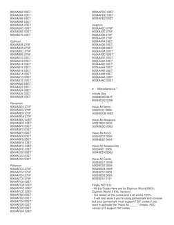 8004A062 03E7 
8004A064 03E7 
8004A066 03E7 
8004A068 03E7 
8004A06A 03E7 
8004A06C 03E7 
8004A06E 03E7 
8004A070 03E7 
 
Gui