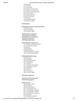 List of AHFS Pharmacologic Therapeutic Classifications PDF | PDF ...